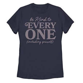 Juniors' "Be Kind To Everyone Including Yourself" Tee