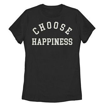 Juniors' "Choose Happiness" Tee