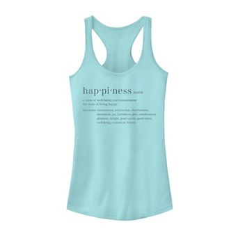 Juniors' Happiness Definition Tank Top