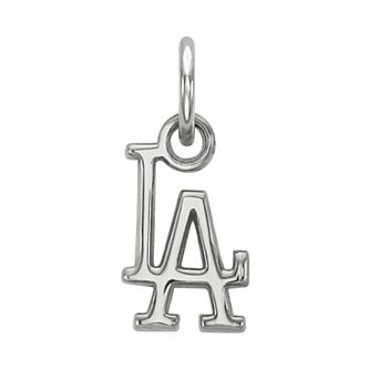 LogoArt Sterling Silver Los Angeles Dodgers Extra-Small Pendant