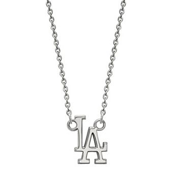 LogoArt Sterling Silver Los Angeles Dodgers Small Pendant Necklace