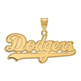 LogoArt 10k Gold Los Angeles Dodgers Large Pendant