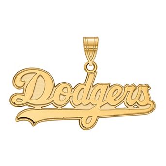 LogoArt Sterling Silver Los Angeles Dodgers Large Pendant