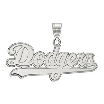 LogoArt Sterling Silver Los Angeles Dodgers Large Pendant