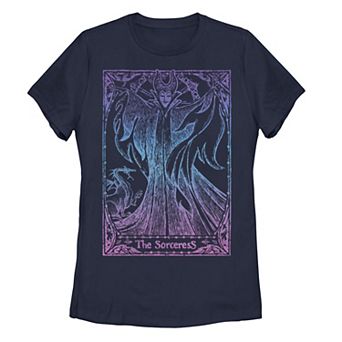Disney's Sleeping Beauty Juniors' Maleficent Tarot Graphic Tee