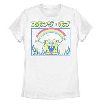 Juniors' SpongeBob SquarePants Kanji Spongebob Tee
