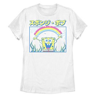 Juniors' SpongeBob SquarePants Kanji Spongebob Tee