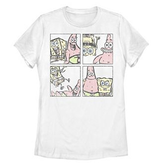 Juniors' SpongeBob SquarePants & Patrick Best Friend Box Up Tee