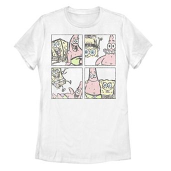 Juniors' SpongeBob SquarePants & Patrick Best Friend Box Up Tee