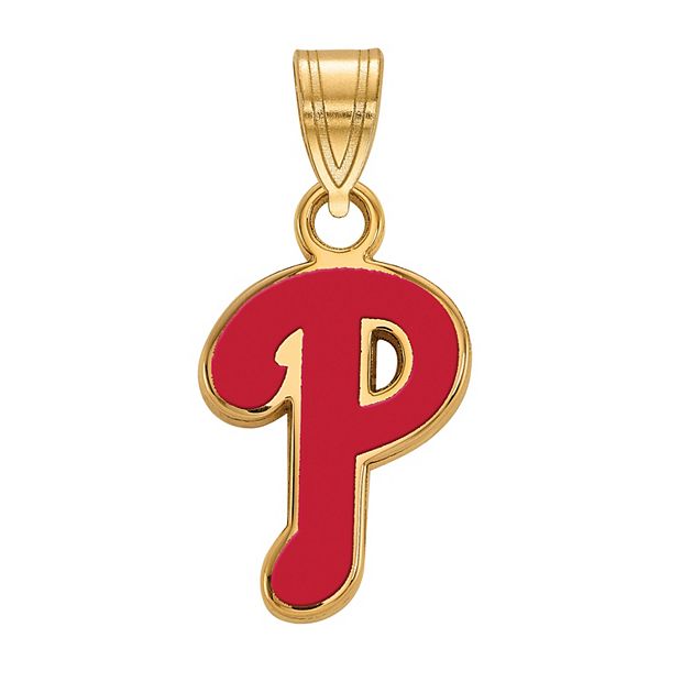 Philadelphia Phillies Women's 18'' 14k Yellow Gold Small Pendant Necklace