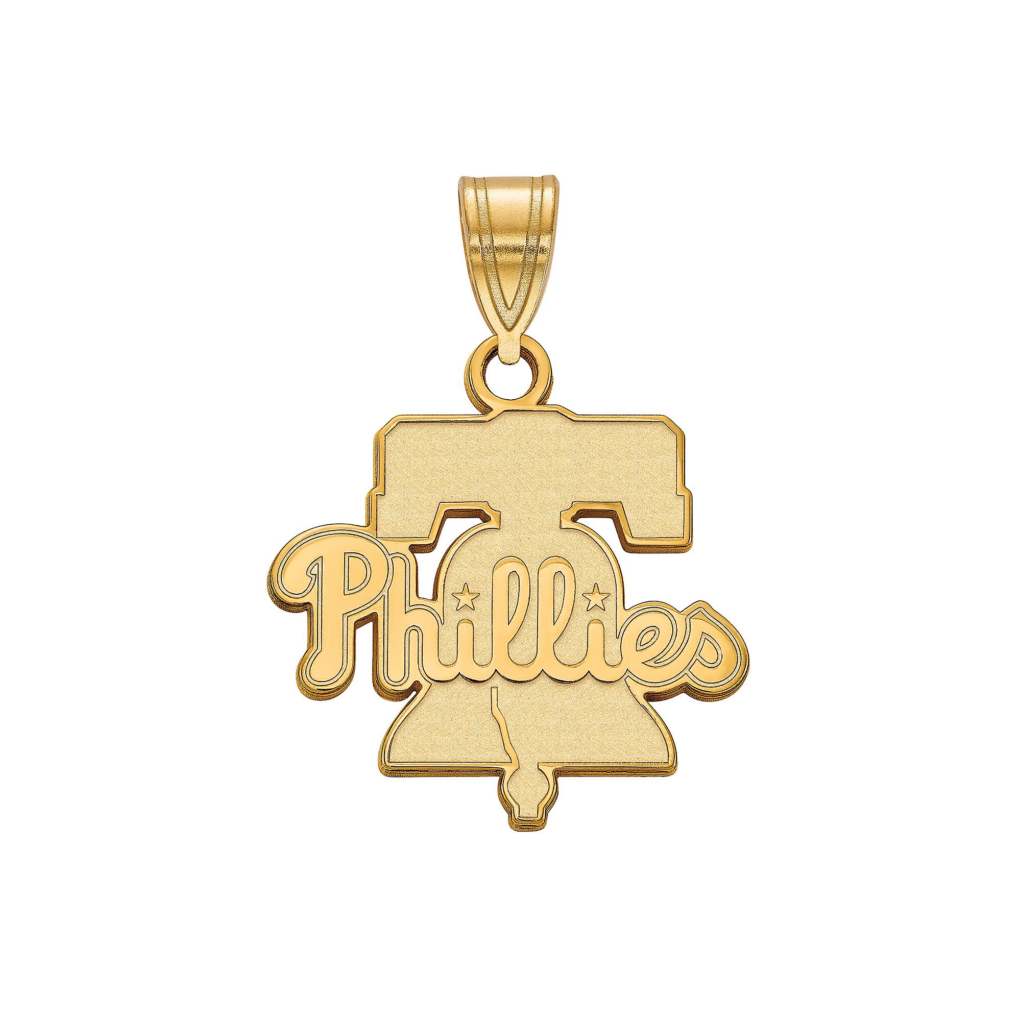 LogoArt Sterling Silver Philadelphia Phillies Medium Pendant, Womens, Size
