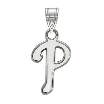 LogoArt Sterling Silver Philadelphia Phillies Small Pendant
