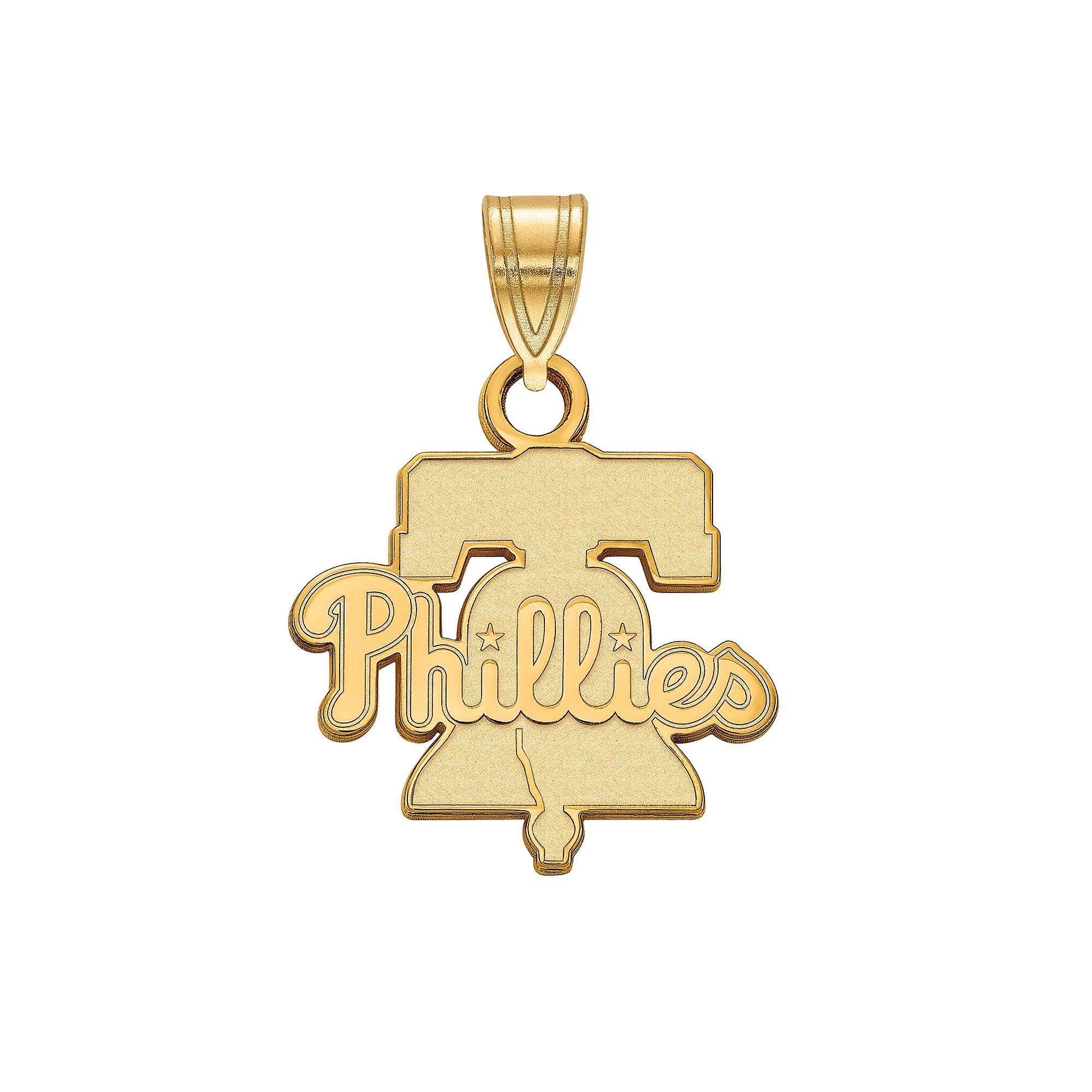 LogoArt Sterling Silver Philadelphia Phillies Small Pendant, Womens, Size: