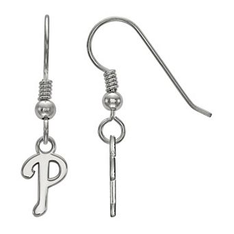 LogoArt Sterling Silver Philadelphia Phillies Extra-Small Dangle Earrings