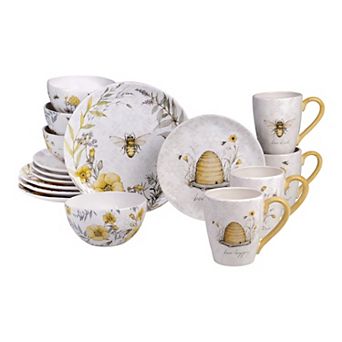 Certified International Bee Sweet 16 pc Dinnerware Set