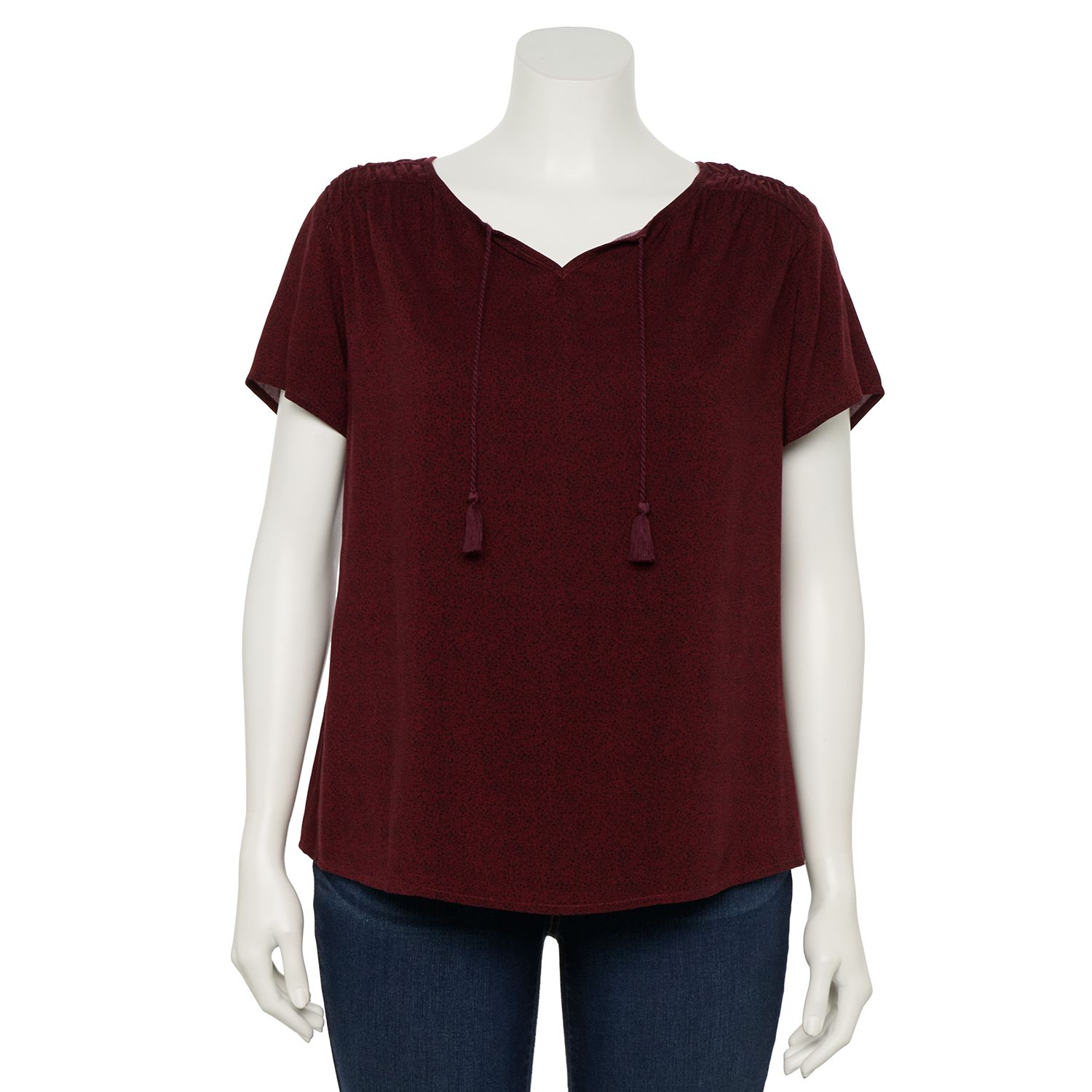 kohls junior plus tops