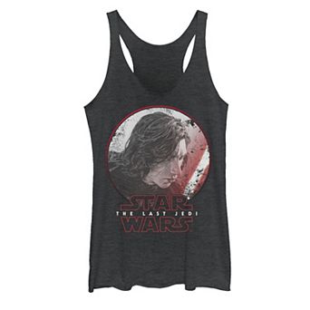 Juniors' Star Wars: The Last Jedi Kylo Ren Sketch Portrait Tank Top