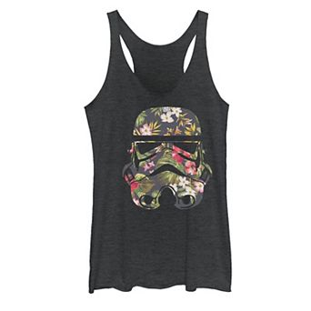 Juniors' Star Wars Tropical Stormtrooper Floral Print Tank Top