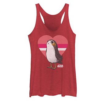 Juniors' Star Wars Porg Love Tank Top