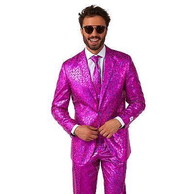 OppoSuits Fun Party Suit For Men - Shiny Snake - Full Suit Includes Jacket, Pants And Tie