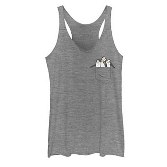 Juniors' Star Wars: The Last Jedi Porgs In My Pocket Tank Top