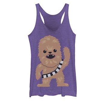 Juniors' Star Wars Chewbacca Cutie Cartoon Chewie Tank Top