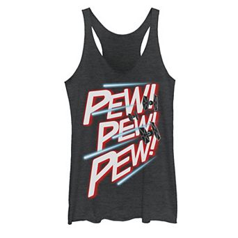 Juniors' Star Wars TIE Fighter Pew Pew Pew Tank Top