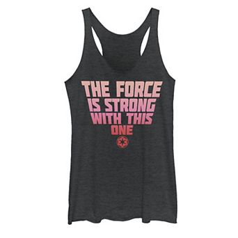Juniors' Star Wars Force Is Strong Tank Top