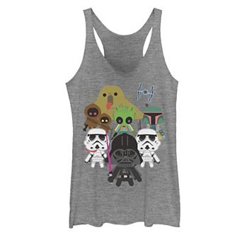 Juniors' Star Wars Kawaii Villains Tank Top