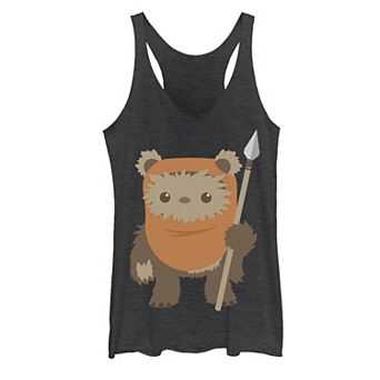 Juniors' Star Wars Wicket Ewok Chibi Kawaii Cute Tank Top
