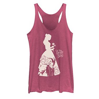 Juniors' Disney's Beauty & The Beast Belle Silhouette Tank Top
