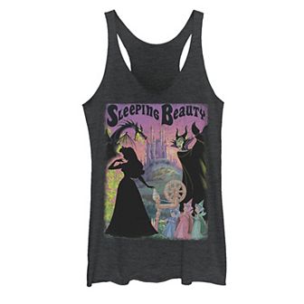 Juniors' Disney's Sleeping Beauty Aurora Maleficent Poster Tank Top