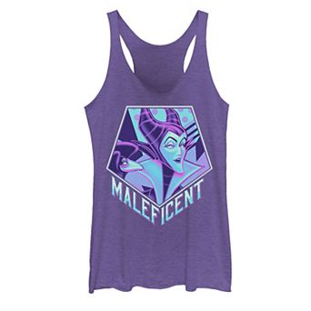 Juniors' Disney's Sleeping Beauty Maleficent Pop Art Fleece Tank Top