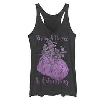 Juniors' Disney's Princess Exhausted Princesses Tank Top