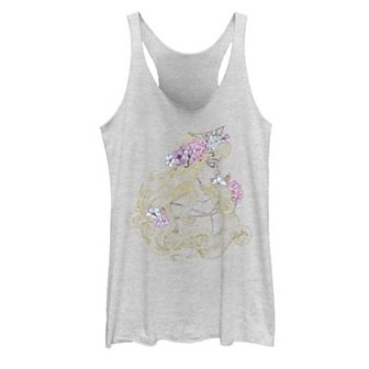 Juniors' Disney's Sleeping Beauty Colorful Illustration Tank Top