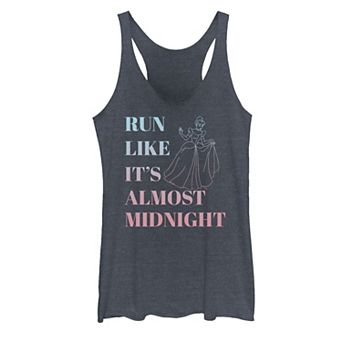 Juniors' Disney's Cinderella Run Like Midnight Ombre Tank Top