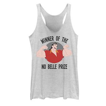 Juniors' Disney's Beauty And The Beast Gaston No Belle Prize Winner Tank Top