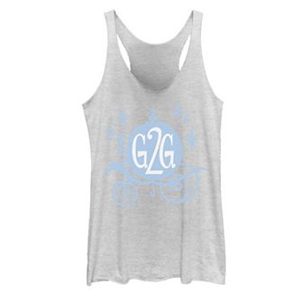 Disney's Wreck It Ralph 2 Comfy Princess Cinderella G2G Juniors' Tank Top