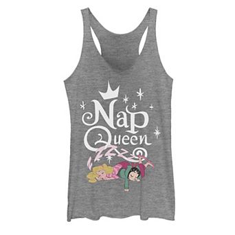 Disney's Wreck It Ralph 2 Comfy Princess Nap Queen Juniors' Tank Top