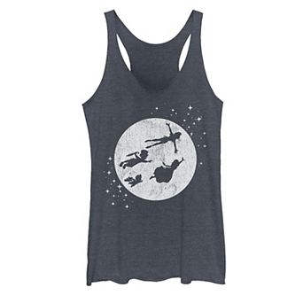 Disney's Peter Pan Darling Kids Juniors' Flying Moon Silhouette Tank Top
