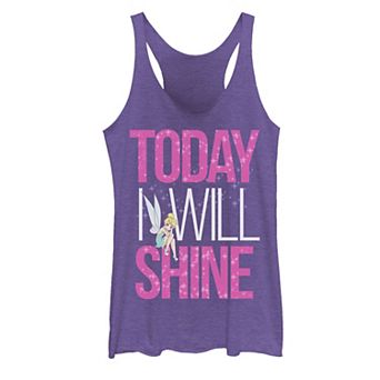 Juniors' Disney Peter Pan Tinker Bell "Today I Will Shine" Tank Top
