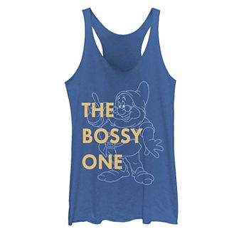 Juniors' Disney's Snow White & The Seven Dwarves "The Bossy One" Outlined Tank Top