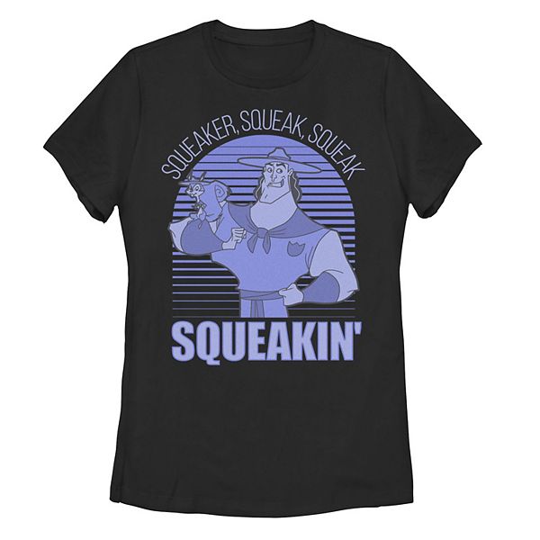 Juniors' Disney's Emperor's New Groove Kronk Squeakin' Squeaker Tee