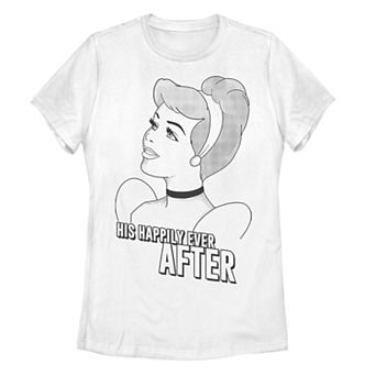Juniors' Disney's Cinderella His Happily Ever After Tee