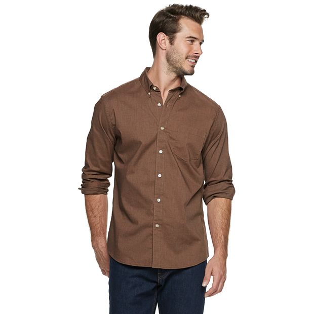 sonoma men’s the perfect length shirt Blue Size M (Blk-6-31)