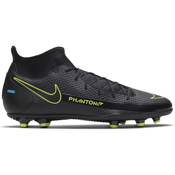 Nike Phantom GT Club FG/MG Boy's Size 5.5 Soccer Cleats Black-Green  CK8479-090