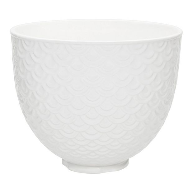 5-Quart Patterned Ceramic Bowl for Tilt-Head Mixers (Gold Conifer