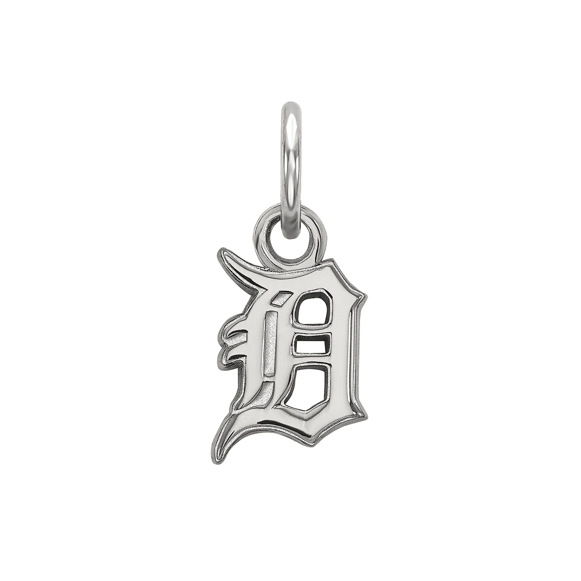 LogoArt Sterling Silver Detroit Tigers Extra Small Pendant, Womens, Size: 