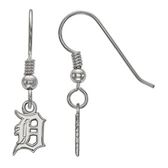 LogoArt Sterling Silver Detroit Tigers Extra-Small Dangle Earrings