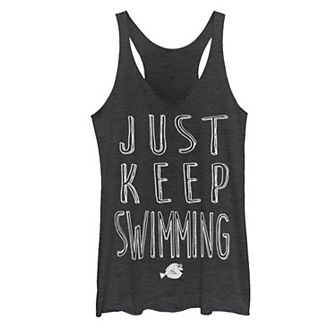 Juniors' Disney/Pixar Finding Dory Keep Swimming Tank Top